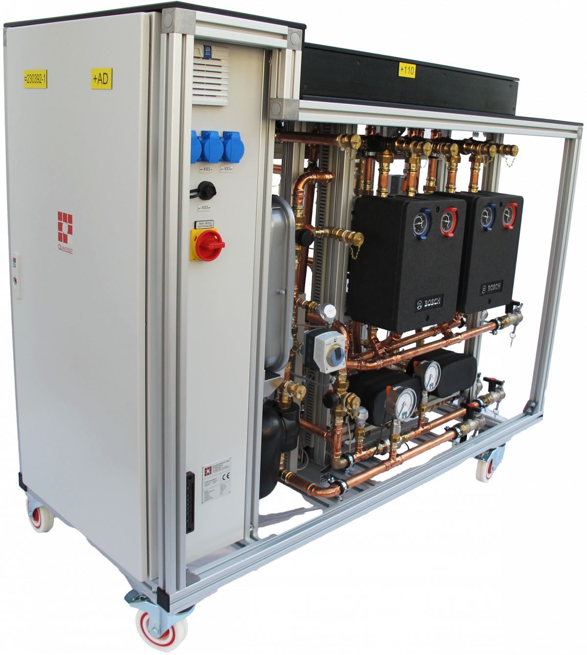 Case study: testing rack for heat pumps