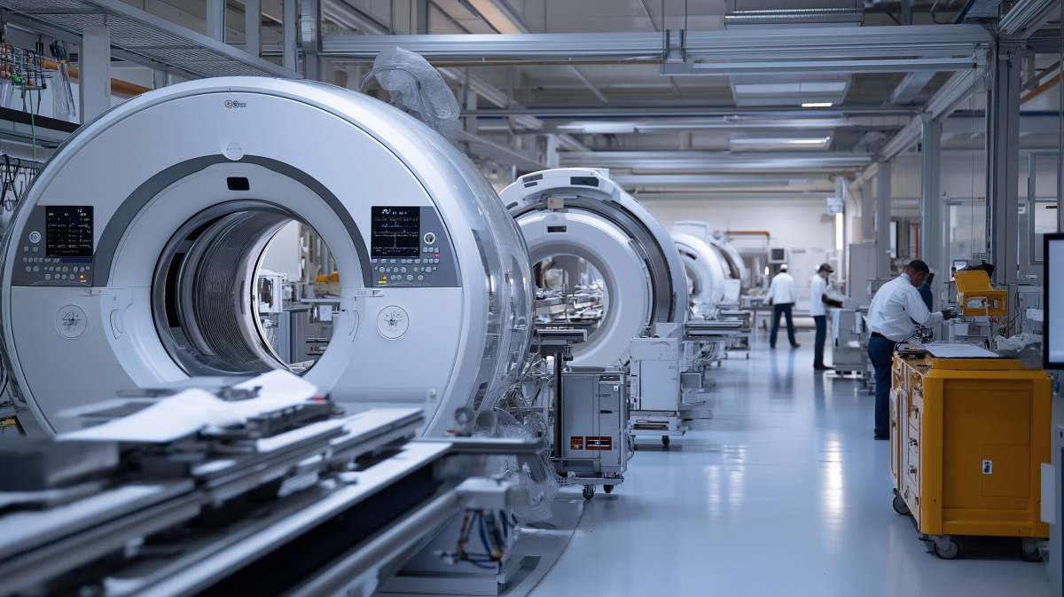 Automatic industrial machines for healthcare